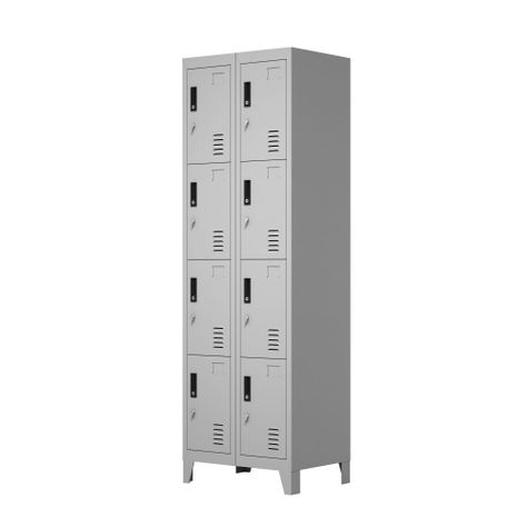 Locker Metálico: 2 Cuerpos y 8 Puertas-2