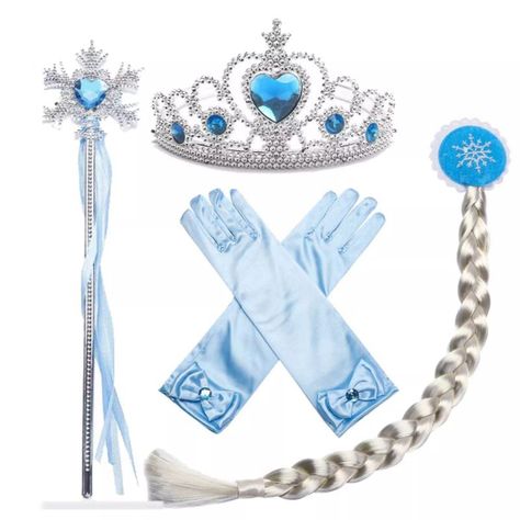 Kit Accesorios Disfraz Princesas Cosplay P/ Ninas.-0