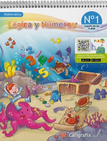 Libro Logica y Numeros N1 Pre Kinder Caligrafix-1