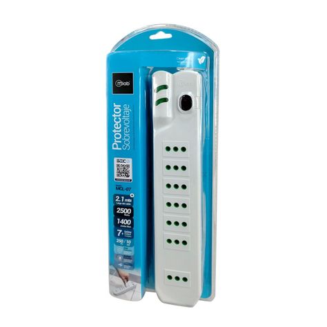 Alargador Protector De Voltaje Certificado 2.1 Metros MLAB - 9303-2