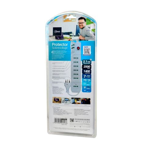 Alargador Protector De Voltaje Certificado 2.1 Metros MLAB - 9303-3