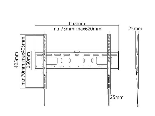 Soporte Para TV Con Montaje en Pared 461986-4