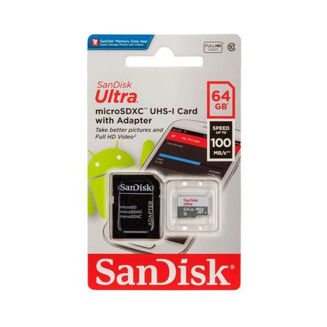 Tarjeta Memoria 64GB Ultra Sandisk Nexstore-0
