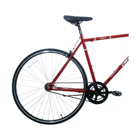 Bicicleta Urbana Aro 700 Aluminio Shimano Burdeo Best Tesia-1
