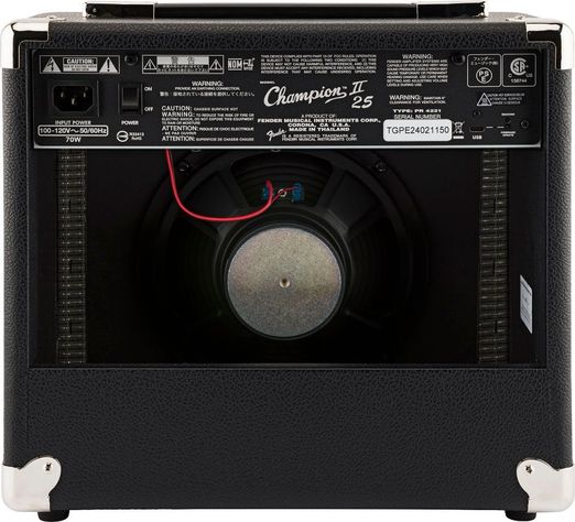 Fender Amplificador de Guit Eléctrica Champion II 25-1