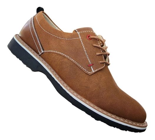 Zapatos Casual Oxfords Ejecutivo Tendencia Camel 3227-0
