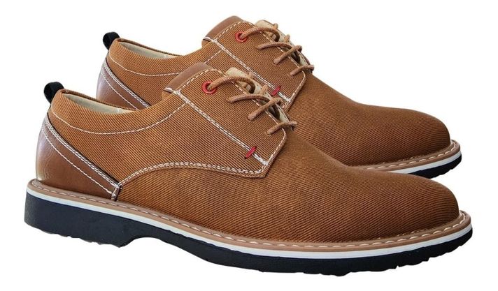 Zapatos Casual Oxfords Ejecutivo Tendencia Camel 3227-2