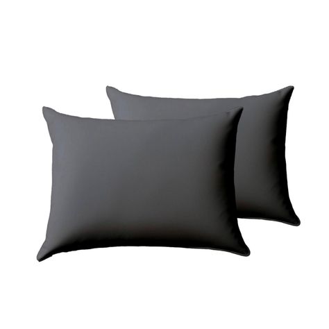 Pack de Almohada 70x40 cm Comodidad para un Sueño Reparador Gris-0