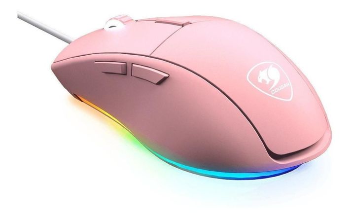 Mouse De Juego Cougar Minos Xt Rosa - Rgb - 4000dpi-1