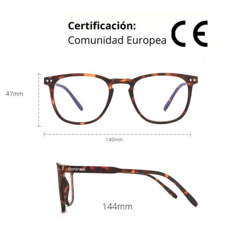 Lentes Ópticos +3.5 Lectura Anteojos Graduados Presbicia Gafas-3