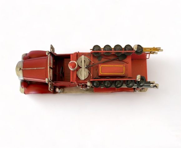 Camión De Bomberos A Escala, Colección, Decoración Vintage Fierro.-4