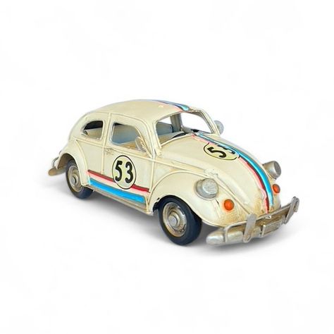 Auto de colección, Autos a Escala, Volkswagen Escarabajo Decoración Vintage-0