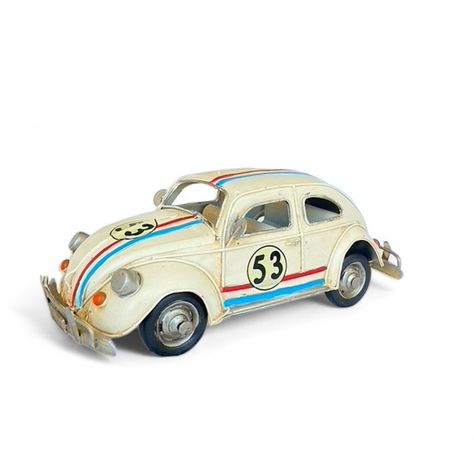 Auto de colección, Autos a Escala, Volkswagen Escarabajo Decoración Vintage-1
