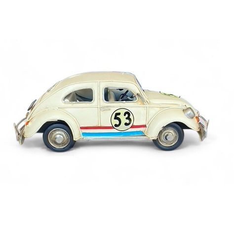 Auto de colección, Autos a Escala, Volkswagen Escarabajo Decoración Vintage-2