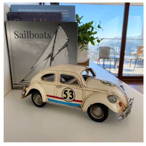 Auto de colección, Autos a Escala, Volkswagen Escarabajo Decoración Vintage-6
