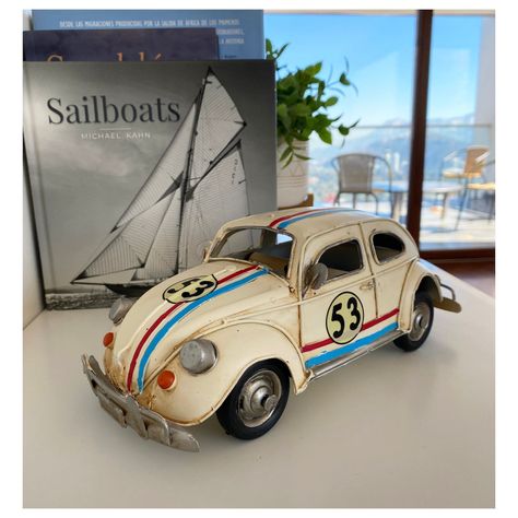 Auto de colección, Autos a Escala, Volkswagen Escarabajo Decoración Vintage-7