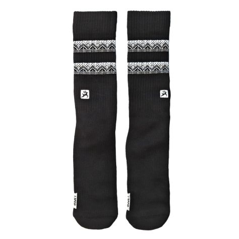 Crew Socks Black Marshall-2