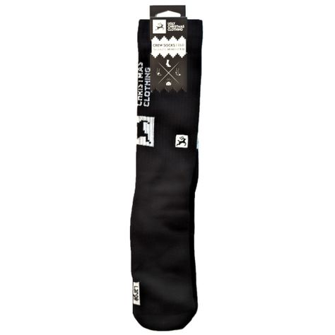 Crew Socks Black Lewis-1