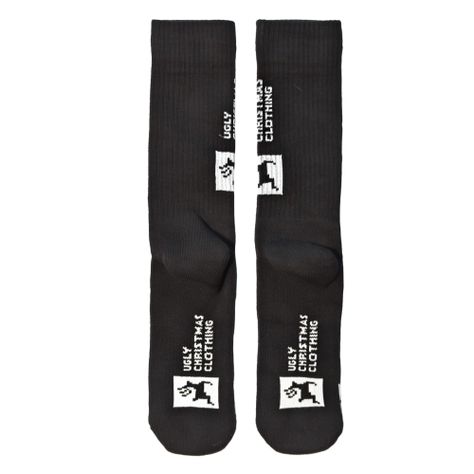 Crew Socks Black Lewis-3
