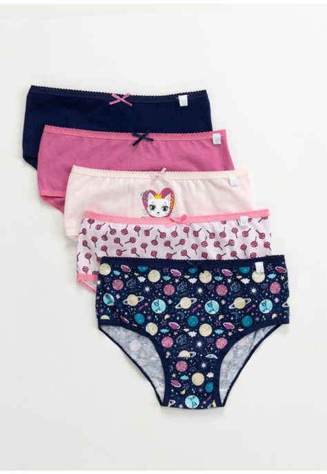Pack 5x Bikini Algodón P517.185-Azu-0