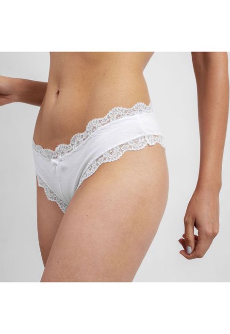 Pack 3 x calzon culotte algodon P314.028-AZU Kayser-1