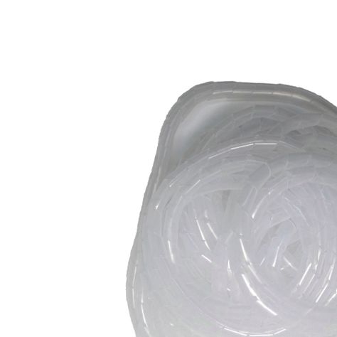 Organizador / Ordena Cable En Espiral blanco - 8mm - 10 Mts-1