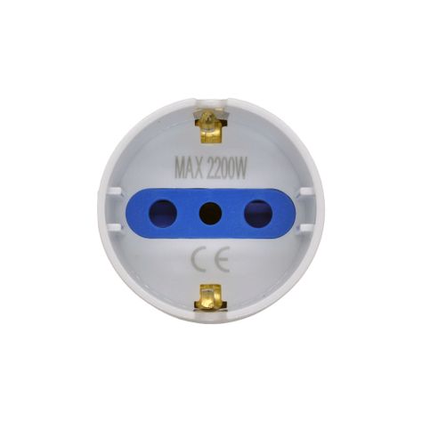 Adaptador Schuko Macrotel - 2200w - Certificado Sello Sec-0