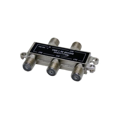 Splitter Coaxial 1x4 Tv Y Cable Macrotel-1