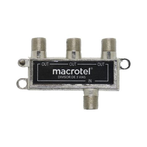 Splitter Coaxial 1x3 Tv Y Cable Macrotel-0