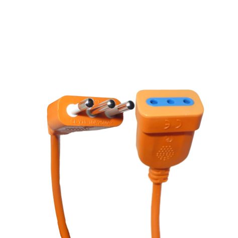 Alargador Eléctrico Naranjo 20 Mts Macrotel - Sello Sec-1