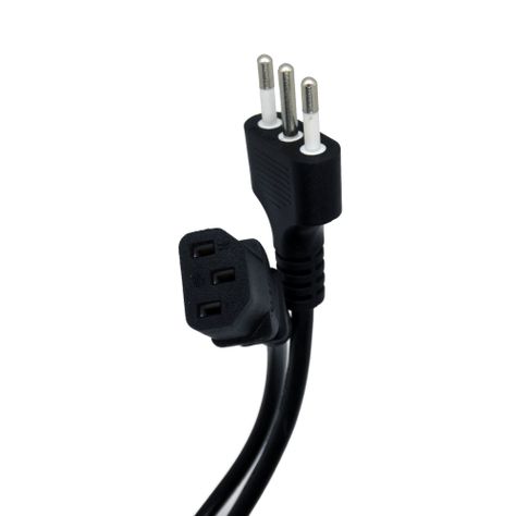 Cable De Poder Tipo C13 Macrotel De 1,8 Metros-1