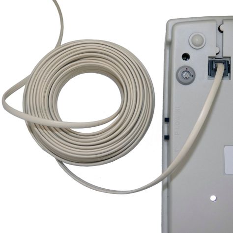 Cable Extensión De Teléfono marfil macrotel De 15 Metros-2