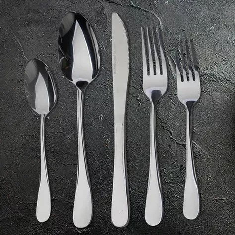 Set Cuchillería Cubiertos Acero Inoxidable 45 Piezas Lugano-2