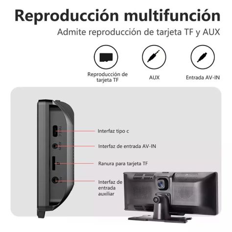 Pantalla Para El Auto Camara 10.26 Car Play Y Android Auto-1