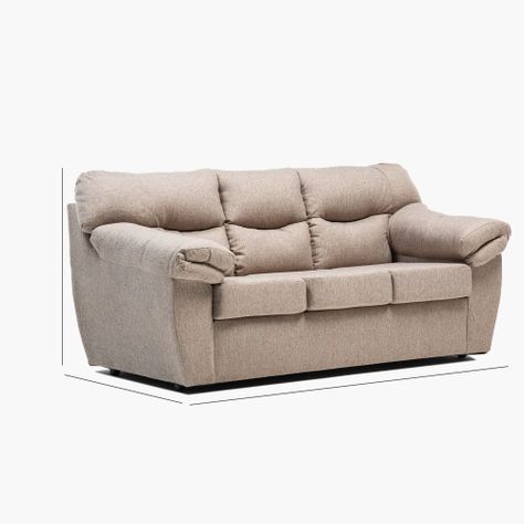 Sofa Zeus 3C Tela Beige-1