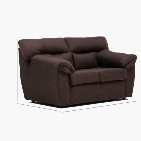 Sofa Zeus 2C Tela Chocolate-1