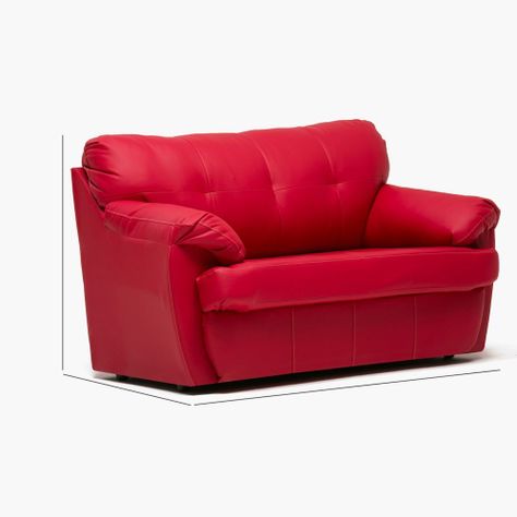 Sofa Caburga 2c Rojo-1