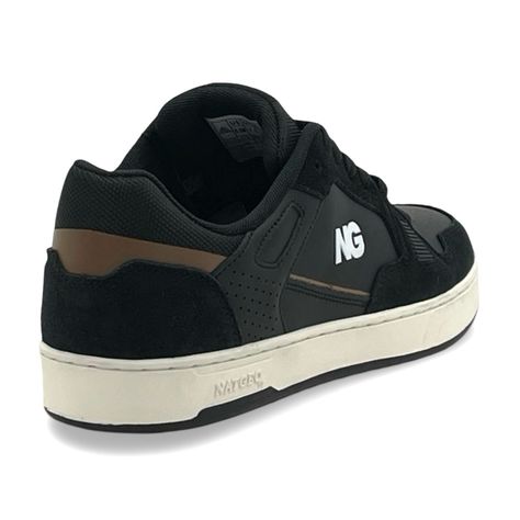 Zapatilla Urbana Cuero Black Hombre Nat Geo-1