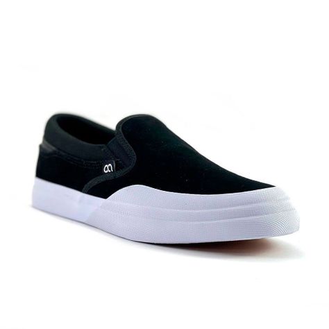 Zapatilla Slip-On Black Cuero Hombre Anthology -1
