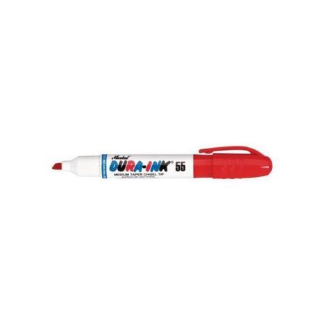 Marcador Permanente Dura-ink 55 Punta Biselada Rojo Markal-0