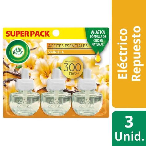 Desodorante Ambiental Eléctrico Repuesto 3u Vanilla Air Wick-0