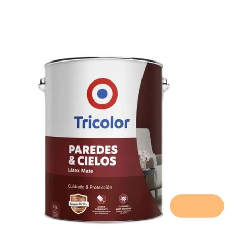Látex Mate Paredes y Cielos 1gln Damasco - Tricolor-0