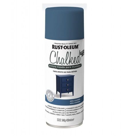 Spray Aerosol Chalked Tizada Azul Costeño Rust Oleum-0