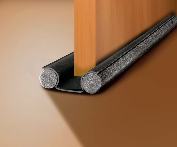 Tesamoll Aislante De Puerta Doble Rollo 25mm*95cm Gris Tesa-1