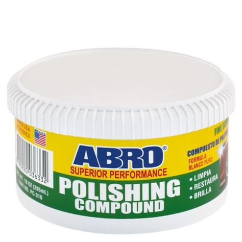 Pasta De Pulir Para Automovil 295ml Abro-0