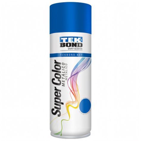 Pintura Spray 400ml Metálico Azul - TEKBond-0