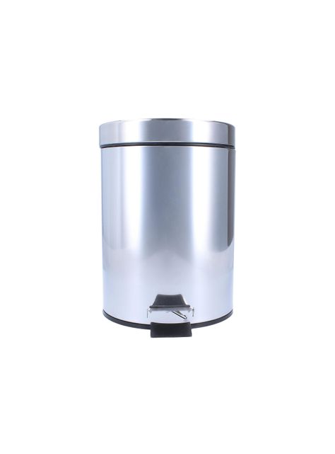 Taumm Basurero Ac.inox. Con Pedal Y Balde Interior 5lts-0