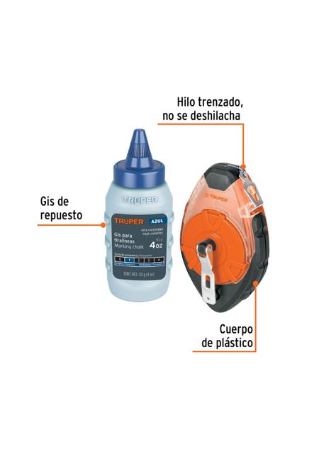 Tiralíneas Profesional 30mts - Truper-1