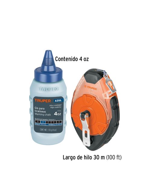 Tiralíneas Profesional 30mts - Truper-2