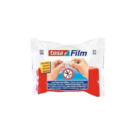 Cinta Adhesiva Para Escritorio Corte Facil 19mm X 25mts Tesa-0